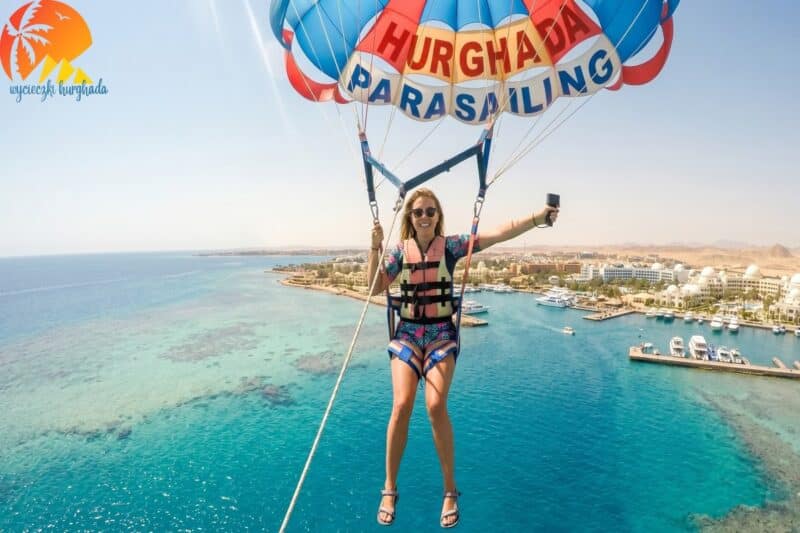 Parasailing Hurghada – lot nad Morzem Czerwonym